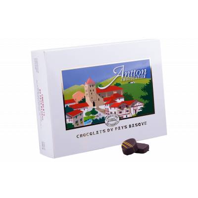 Boîte cadeau de chocolats fins  Lait et Noir